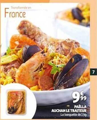 Auchan Paëlla Auchan Le Traiteur offre