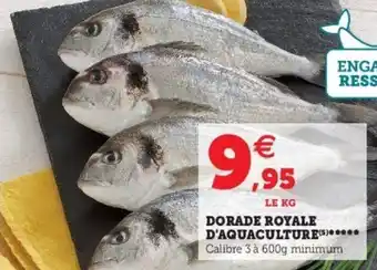 Super U Dorade royale d'aquaculture offre