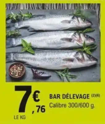 E.Leclerc Bar délevage offre