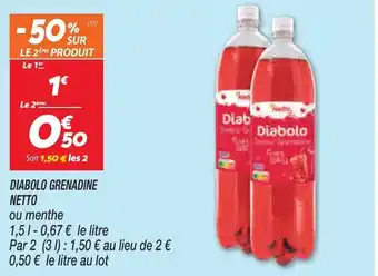 NETTO diabolo grenadine