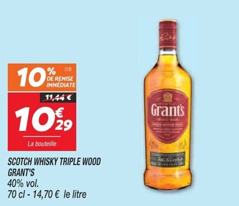 Netto GRANT'S scotch whisky triple wood offre