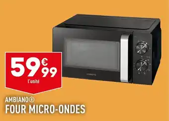 ALDI AMBIANO four micro-ondes offre