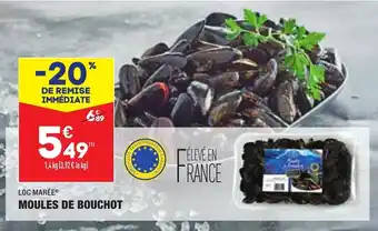 ALDI LOC MARÉE moules de bouchot offre