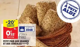 ALDI Petit pain aux graines et aux céréales offre