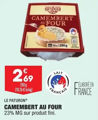 ALDI LE PATURON camembert au four offre