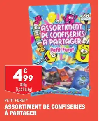 ALDI PETIT FURET assortiment de confiseries à partager offre