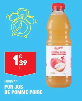 ALDI FRUIMA pur jus de pomme poire offre