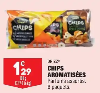 ALDI DRIZZ chips aromatisées offre