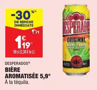 ALDI DESPERADOS bière aromatisée 5,9 offre