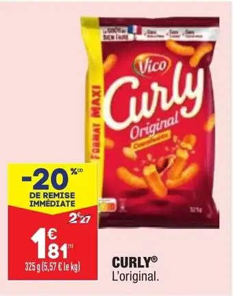 ALDI CURLY l'original offre