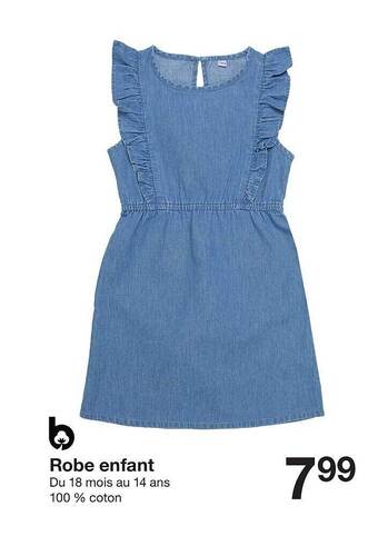 Zeeman Robe Enfant offre