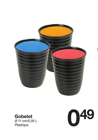 Zeeman Gobelet offre