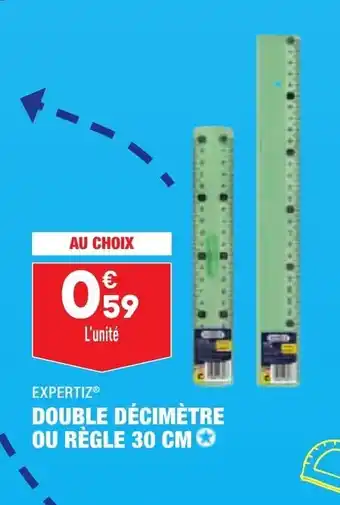 Double Décimètre Ou Règle 30cm
