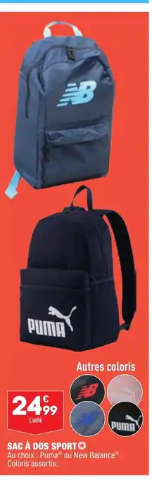 ALDI Sac à Dos Sport offre