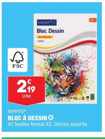 ALDI Bloc à Dessin offre