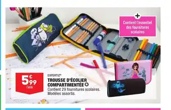 ALDI Trousse d'écolier Compartimentée offre