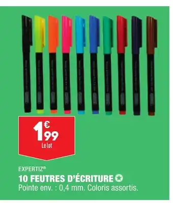 ALDI 10 Feutres d'écriture offre