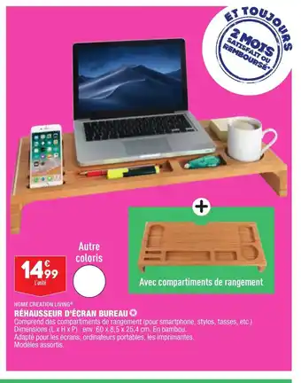 ALDI Rehausseur d'Écran Bureau offre