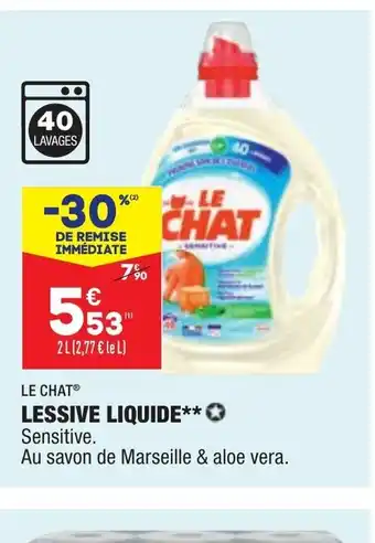 ALDI Le Chat Lessive Liquide offre
