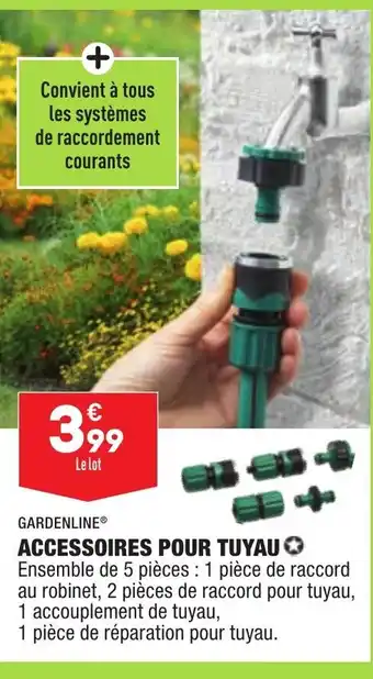 ALDI Gardenline Accessoires Pour Tuyau offre