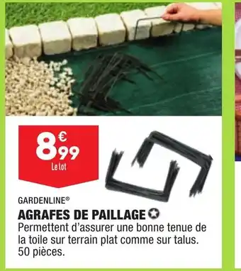 ALDI Agrafes de Paillage offre