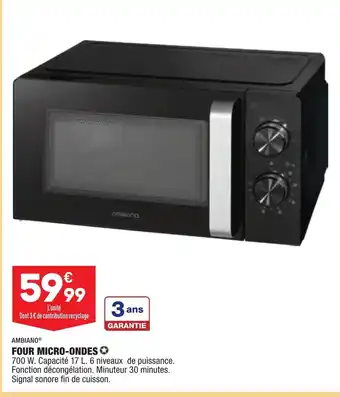 ALDI Four Micro-Ondes offre
