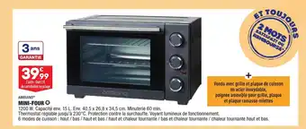ALDI Ambiano Mini-Four offre