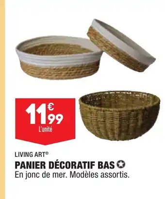ALDI Panier Décoratif Bas offre