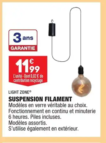 ALDI Light Zone Suspension Filament offre