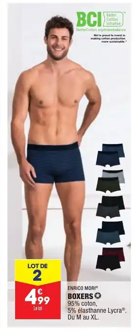 ALDI Enrico Mori Boxers offre