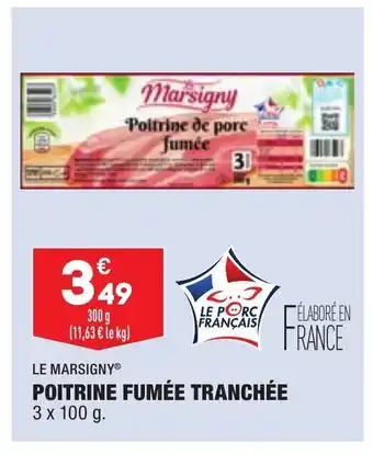 ALDI Poitrine Fumée Tranchée offre