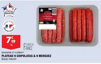 ALDI Plateau 9 Chipolatas & 9 Merguez offre
