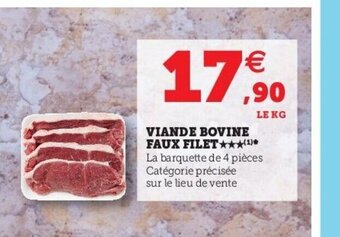 Super U Viande Bovine Faux Filet offre