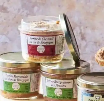 Super U Terrines de Bourgogne Terrine du Morvan offre