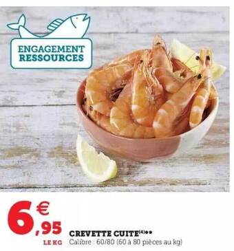 Hyper U Crevette Cuite offre
