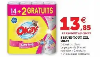 Hyper U Essuie-tout Xxl Okay offre