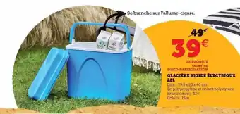 Hyper U Glacière Rigide électrique 22l offre