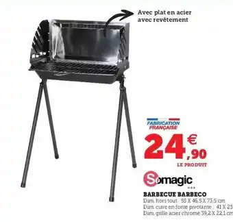 Hyper U Barbecue Barbeco Somagic offre