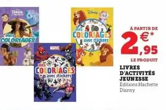 Hyper U Livres D'activités Jeunesse offre