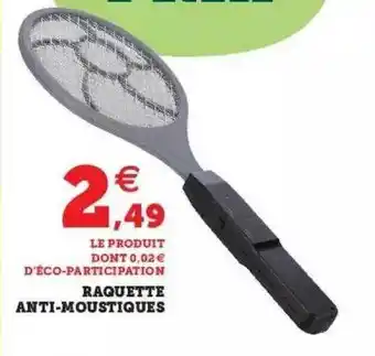 Hyper U Raquette Anti-moustiques offre