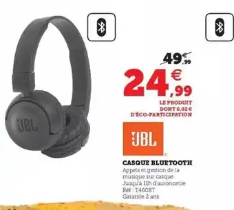 Hyper U Casque Bluetooth Jbl offre