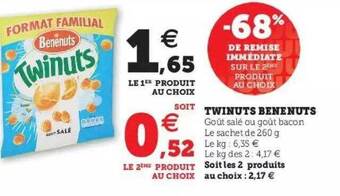 Hyper U Twinuts Benenuts offre