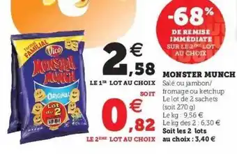 Hyper U Monster Munch offre