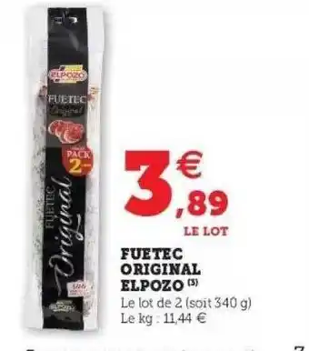 Hyper U Fuetec Original Elpozo offre