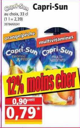 Norma Capri-sun offre