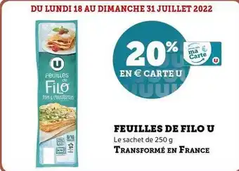 Feuilles De Filo U