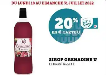 Sirop Grenadine U