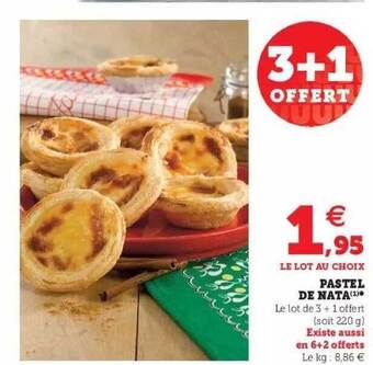 Super U Pastel De Nata offre
