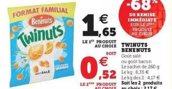 Super U Twinuts Bénénuts offre