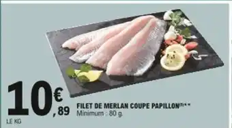 Filet de Merlan Coupe Papillon